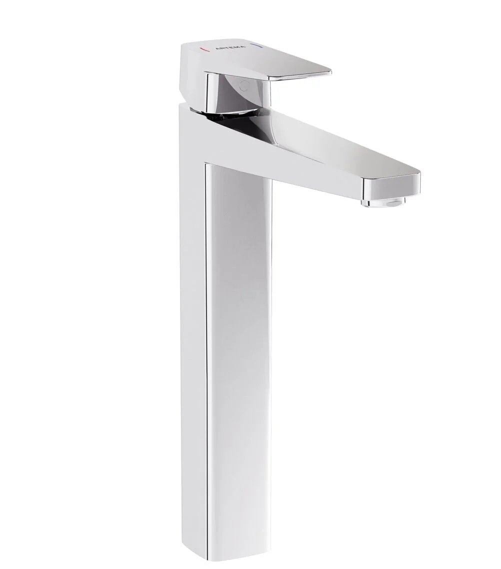 Artema Root Square Blueco Çanak Lavabo Bataryası Krom