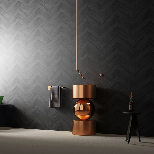 Graffe Orbis Rose Gold Paslanmaz Çelik Monoblok Lavabo