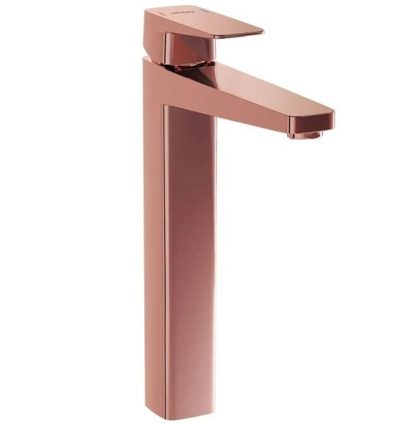 Artema Root Square Blueco Çanak Lavabo Bataryası Bakır