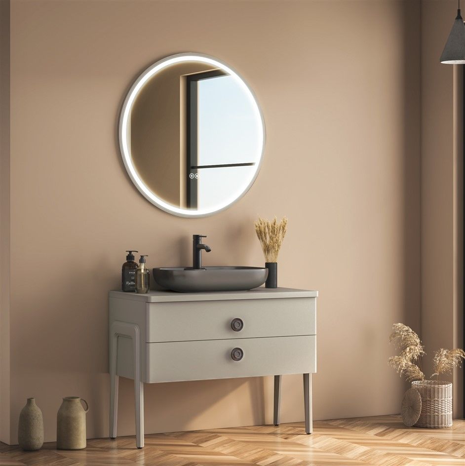 FYM Dora 100 cm Sahra Banyo Dolabı