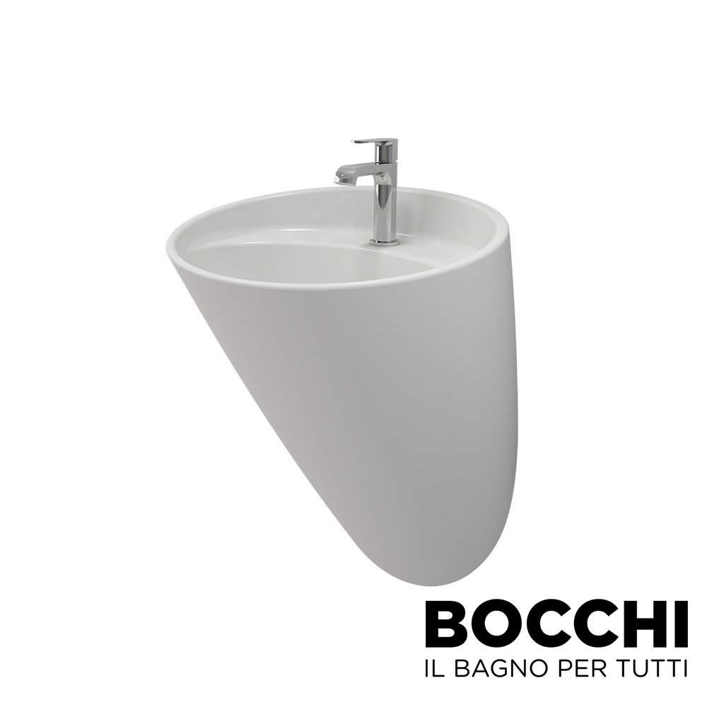 BOCCHI Venezia Asma Monoblok Lavabo (Mat Beyaz)
