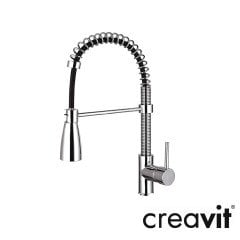 CREAVİT Spiralli Mutfak Armatürü Ev Tipi Endüstriyel
