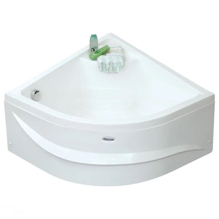 Waterway Ross 100*100 Yüksek Oturmalı Mini Oval Küvet