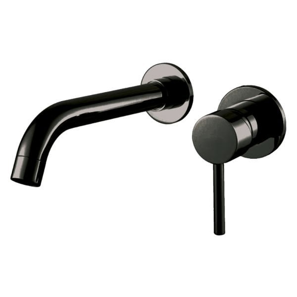 Point Siyah Ankastre Lavabo Bataryası