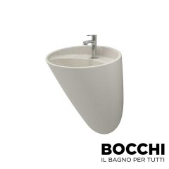 BOCCHI Venezia Asma Monoblok Lavabo (Parlak Bisküvi)