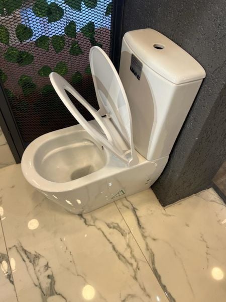 İdevit Alfa Duvara Sıfır Klozet Kapak İç Takım Set
