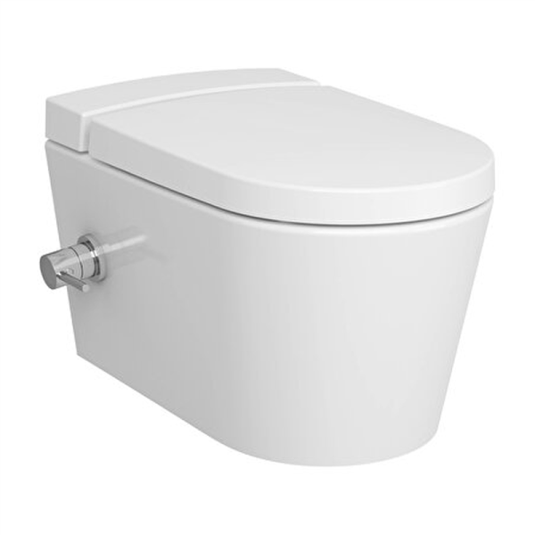 VitrA Nest Rim-ex Deterjan Hazneli Termostatik Entegre Asma Klozet, 57 cm
