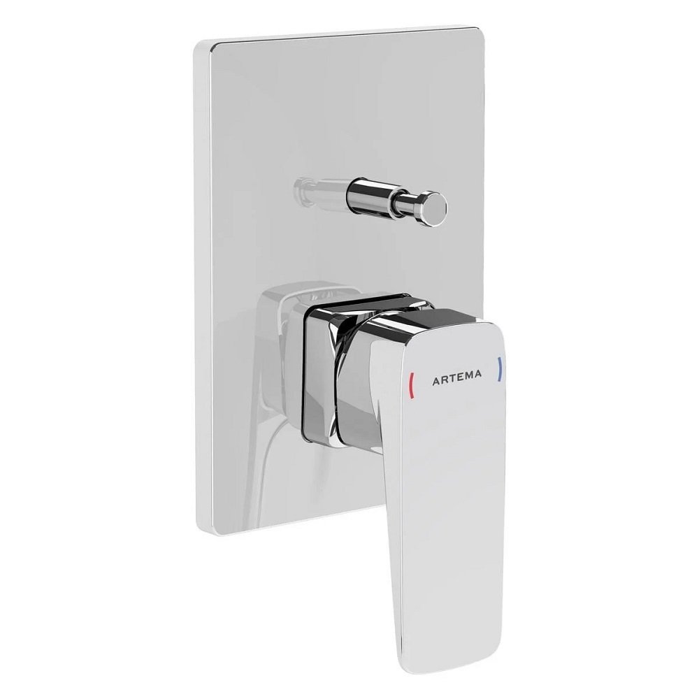 Artema Root Square  Ankastre Banyo Bataryası Krom