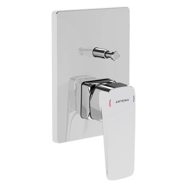 Artema Root Square  Ankastre Banyo Bataryası Krom