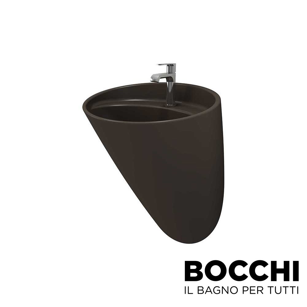 BOCCHI Venezia Asma Monoblok Lavabo (Mat Kahve)