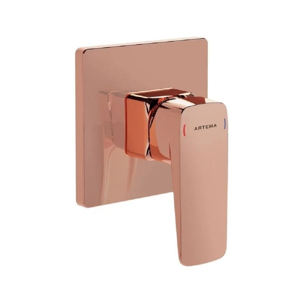 Artema Root Square  Ankastre Duş Bataryası Bakır