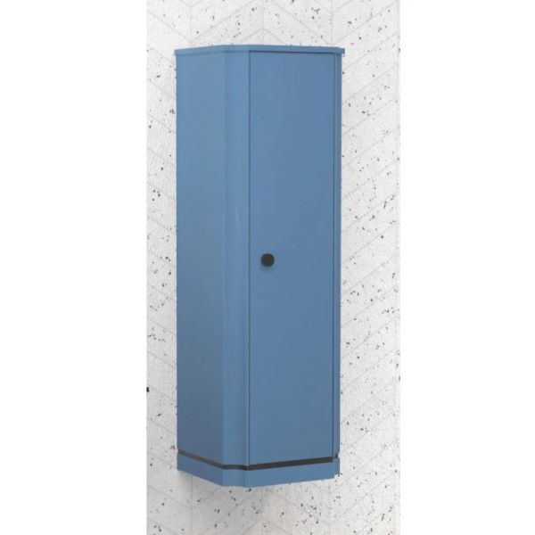 Aquanil  Adria 100 cm  Mavi Banyo Dolabı