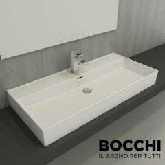 BOCCHİ Milano Lavabo 100 cm Mat Beyaz