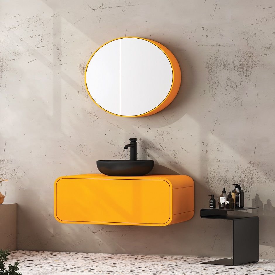 FYM Melodi 90 cm Oranj Banyo Dolabı