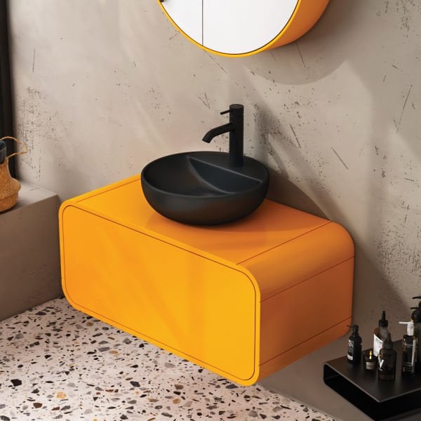 FYM Melodi 90 cm Oranj Banyo Dolabı