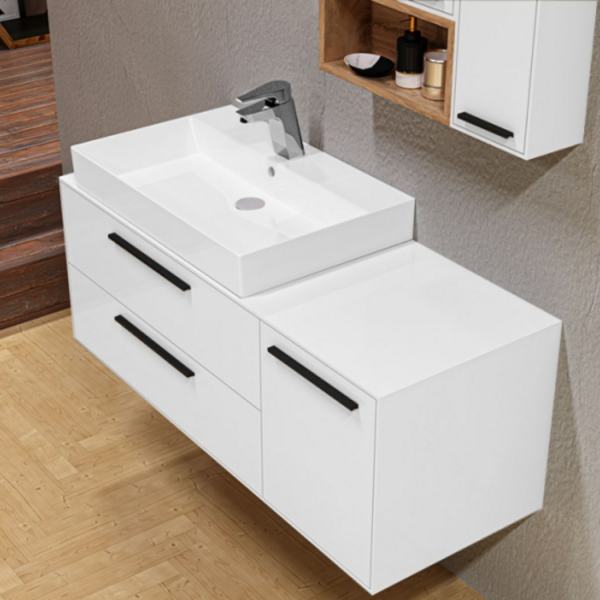 Belinza Urban 120 cm Banyo Dolabı Beyaz
