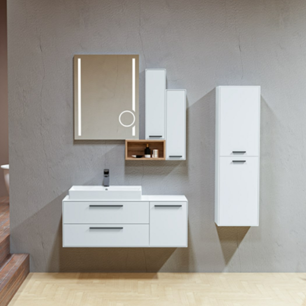 Belinza Urban 120 cm Banyo Dolabı Beyaz