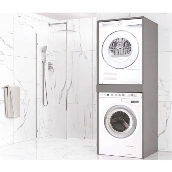 Aquanil  Arya 70 cm  Antrasit Çamaşır ve Kurutma Makinesi Dolabı