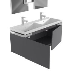 Belinza Logan 120 cm Banyo Dolabı Antrasit