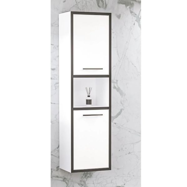 Aquanil  Asya 100 cm Beyaz Banyo Dolabı