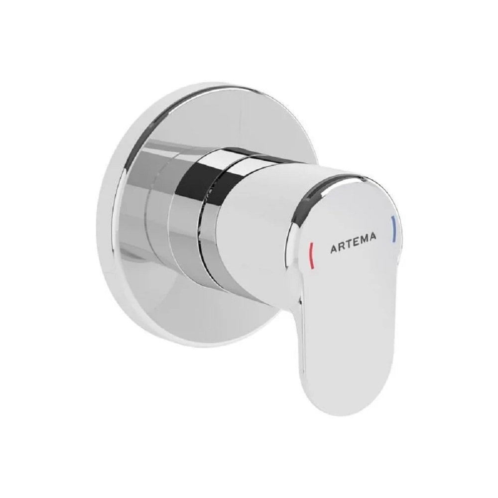 Artema Rotto Round Ankastre Stop Valf Krom