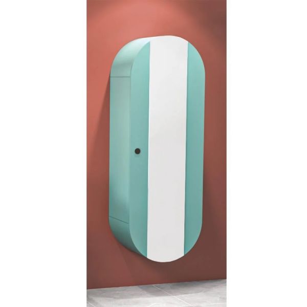 Aquanil  Fantasia 115 cm Adaçayı Yeşil Siyah Lavabolu Banyo Dolabı