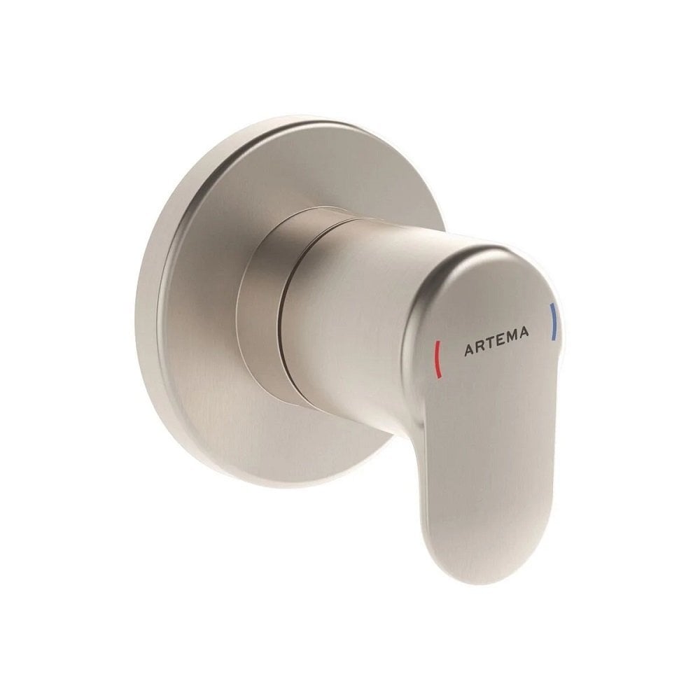 Artema Rotto Round Ankastre Stop Valf Fırçalı Nikel