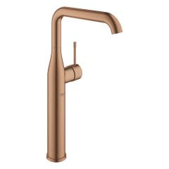 Grohe Essence New Tezgah Üstü Lavabo Bataryası (Fırçalı Bakır)