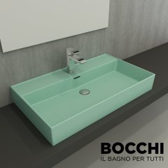 BOCCHİ Milano Lavabo 80 cm Mat Mint Yeşil