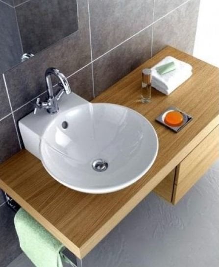 Vitra Geo Yuvarlak Lavabo, 38 cm