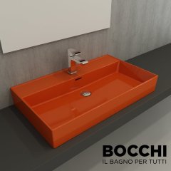 BOCCHİ Milano Lavabo 80 cm Parlak Turuncu