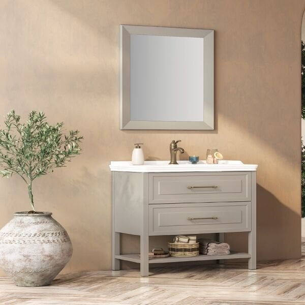FYM Garden 80 cm Sahra Banyo Dolabı
