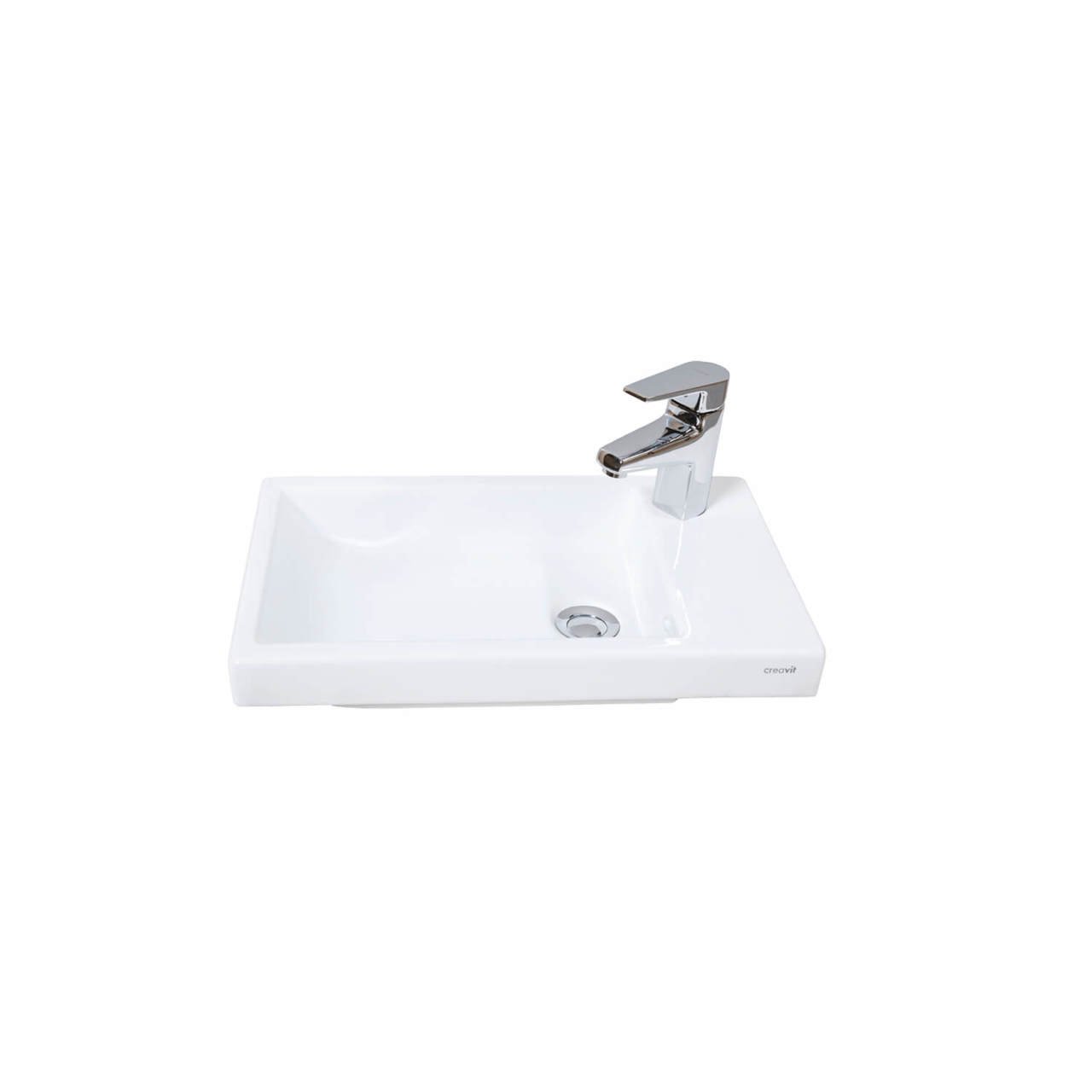 CREAVİT Elmas 50 cm Lavabo Beyaz