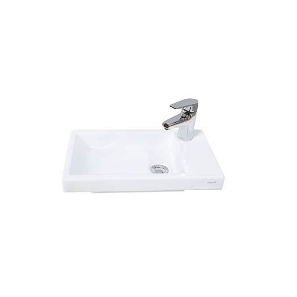 CREAVİT Elmas 50 cm Lavabo Beyaz