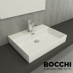 BOCCHİ Milano Lavabo 60 cm Mat Beyaz