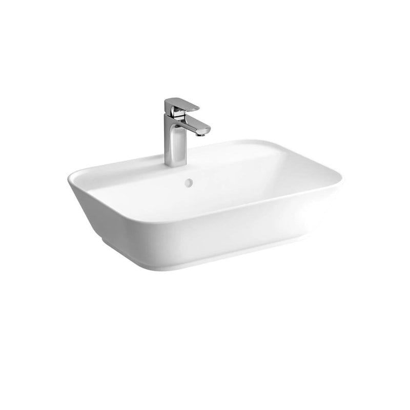 Vitra Geo Dikdörtgen Çanak Lavabo, 60 cm