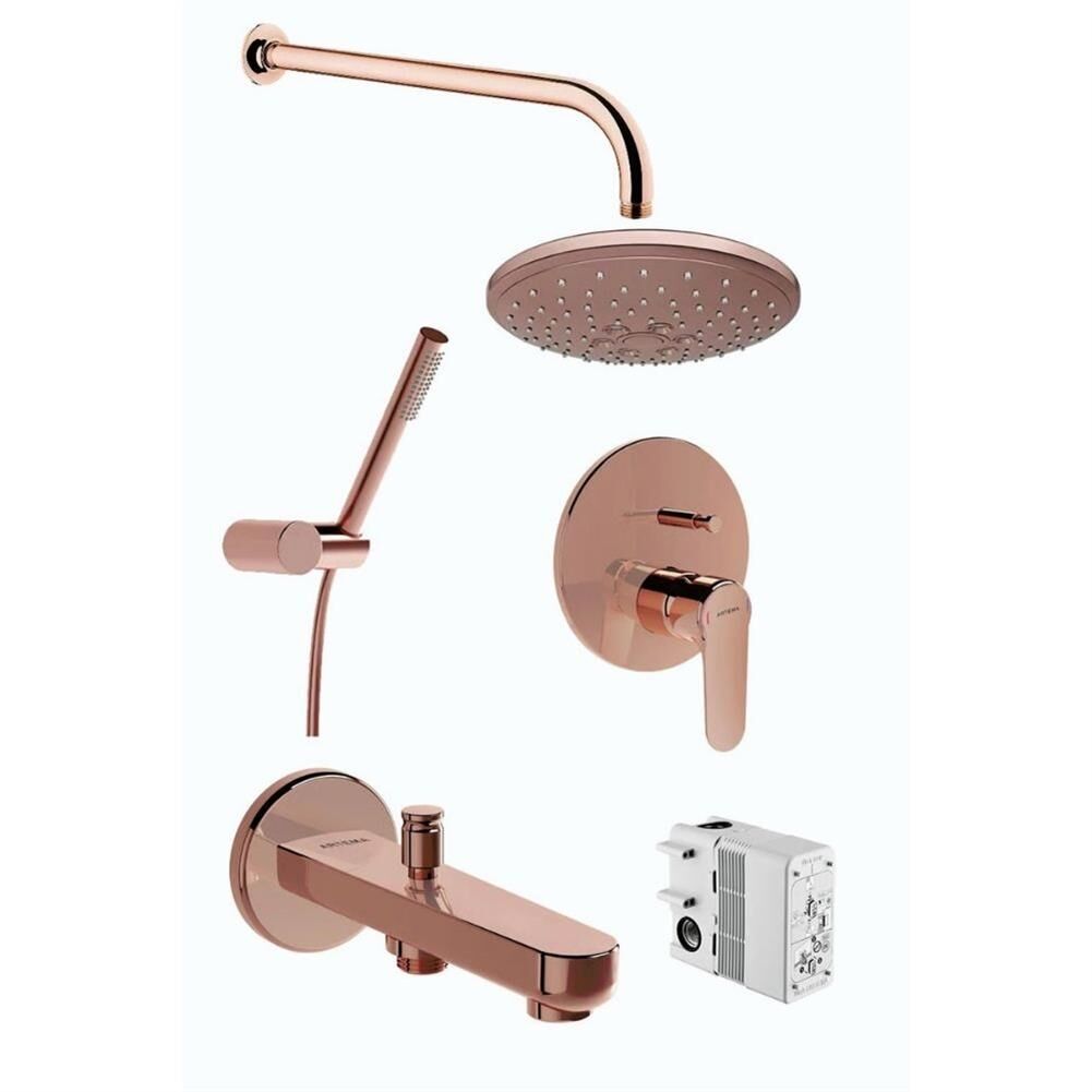 Vitra Root Round Ankastre Banyo Seti Bakır