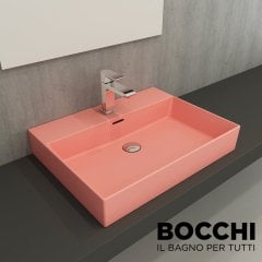 BOCCHİ Milano Lavabo 60 cm Mat Somon