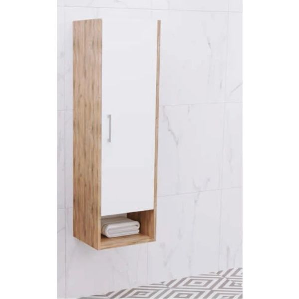 Aquanil  Samba 50 cm  Beyaz Banyo Dolabı