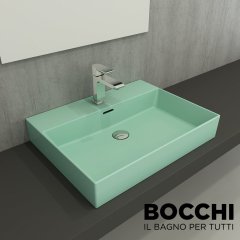 BOCCHİ Milano Lavabo 60 cm Mat Mint Yeşil