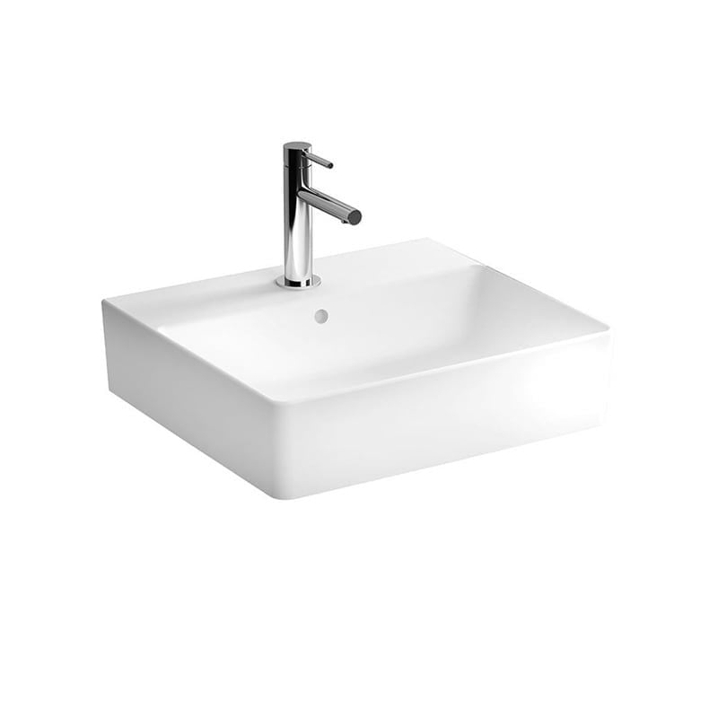 Vitra Nuo Dikdörtgen Çanak Lavabo, 50 cm