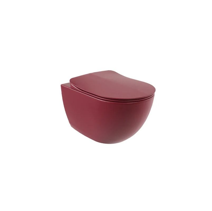 Creavit Free Rim-Off Kanalsız Asma Klozet, Mat Berry