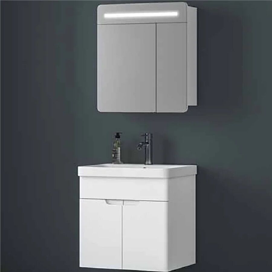 FYM Derya 60 cm Beyaz Banyo Dolabı