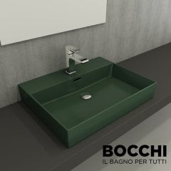 BOCCHİ Milano Lavabo 60 cm Mat Yeşil