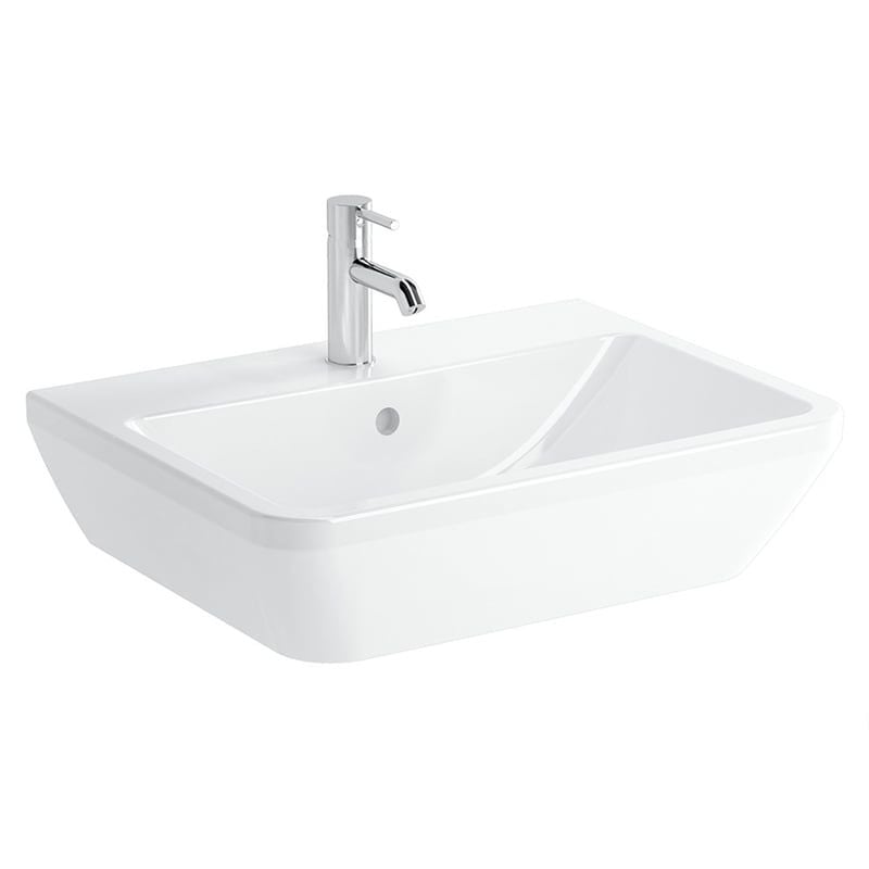 VitrA İntegra 65 cm Beyaz Kare Çanak Lavabo