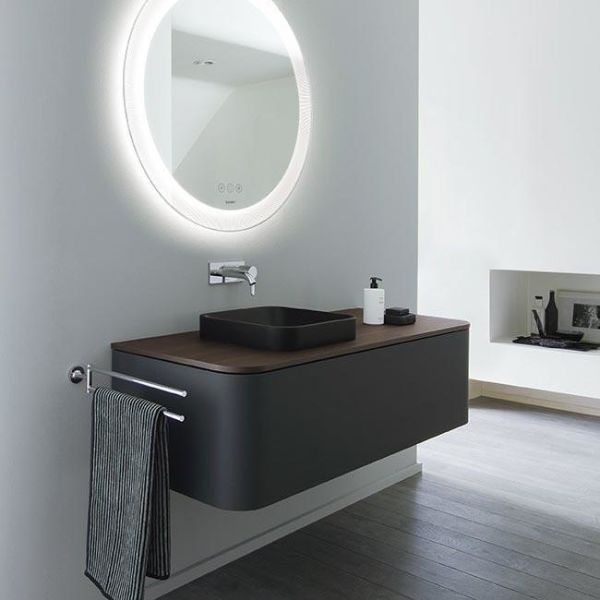 Duravit Happy D.2 PLus Tezgahüstü Lavabo 40 cm Mat antrasit