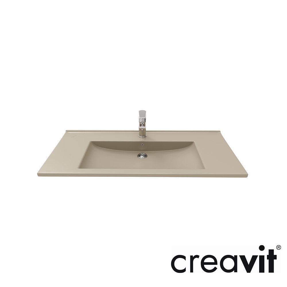 CREAVİT Su 45x100 cm Lavabo - Cappucino Mat