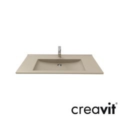 CREAVİT Su 45x100 cm Lavabo - Cappucino Mat