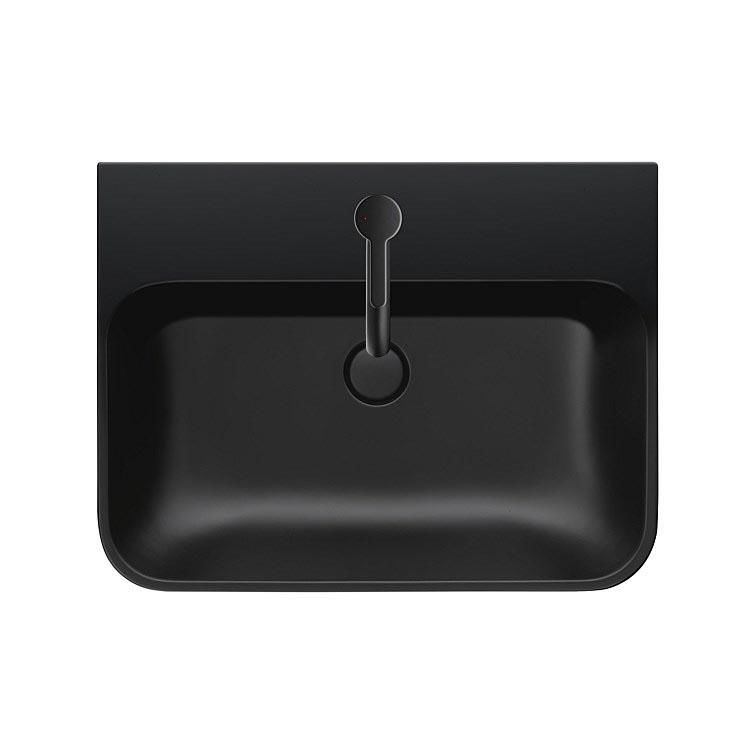 Duravit Happy D.2 PLus Tezgahüstü Lavabo 60 cm Mat antrasit