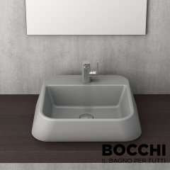 BOCCHI Firenze Çanak Lavabo 42 cm Mat Gri